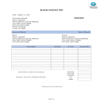 template topic preview image Blank Invoice