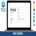 Printable Fax Cover Sheet gratis en premium templates