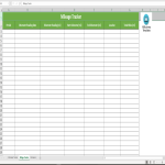 template topic preview image Mileage Log worksheet
