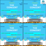 Concert brochure template gratis en premium templates