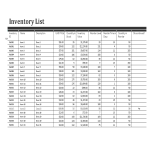 Excel Inventory Sheet gratis en premium templates