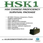 image HSK 1 Chinese Survival Package