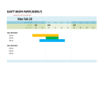 template topic preview image Gantt Chart MS Excel Template