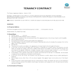image Tenancy Agreement template