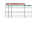 Vorschaubild der VorlagePriority Excel Checklist Template