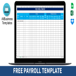 Free Payroll Template gratis en premium templates