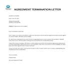 template topic preview image Employment Agreement Termination letter
