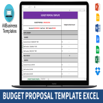 template preview imageBudget Proposal Template
