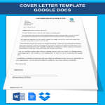 Cover Letter Template Google Docs gratis en premium templates