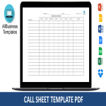 template topic preview image Call Sheet.pdf