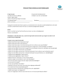 template topic preview image Project Evaluatie Checklist