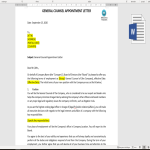 template topic preview image General Counsel Appointment Letter