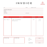 template preview imageAIRBNB Rental Invoice template
