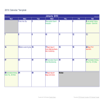 template topic preview image Printable Calendar example