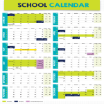 2023 School Calendar gratis en premium templates