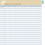 template topic preview image Wedding Guest Tracker