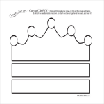 template topic preview image Paper Cut Out Crown Template