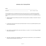 template topic preview image HR Annual Self Evaluation