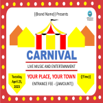 Carnival PowerPoint template gratis en premium templates
