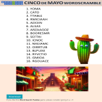 template topic preview image Cinco De Mayo Word Scramble