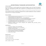 template topic preview image Senior Product Manager Job Description