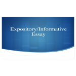 template topic preview image Expository Informative Essay