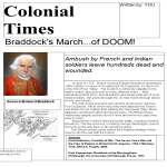 template preview imageColonial Newspaper