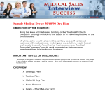 Sales Plan Medical Devices gratis en premium templates
