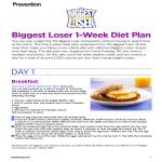 template topic preview image Weekly Weight Loss Chart template