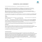 image Basic Residential Lease Agreement