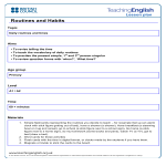 template topic preview image English Daily Lesson Plan