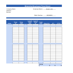 template topic preview image Biweekly Employee Timesheet Template example