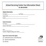 template topic preview image School Servicing Center Fax Cover Sheet