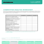 template topic preview image Competitor Analysis Worksheet