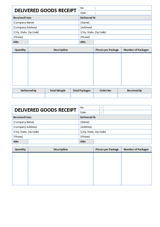 template preview imageGoods Delivered Receipt