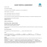 template preview imageVRBO Shortterm Rent Agreement with Tenant