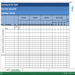 Event Gantt Chart Excel gratis en premium templates