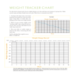 template topic preview image Weekly Weight Loss Tracking Chart