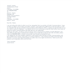 template topic preview image Last Minute Notice Resignation Letter