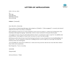 template topic preview image Letter of Application