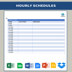 Vorschaubild der VorlageHourly Schedule