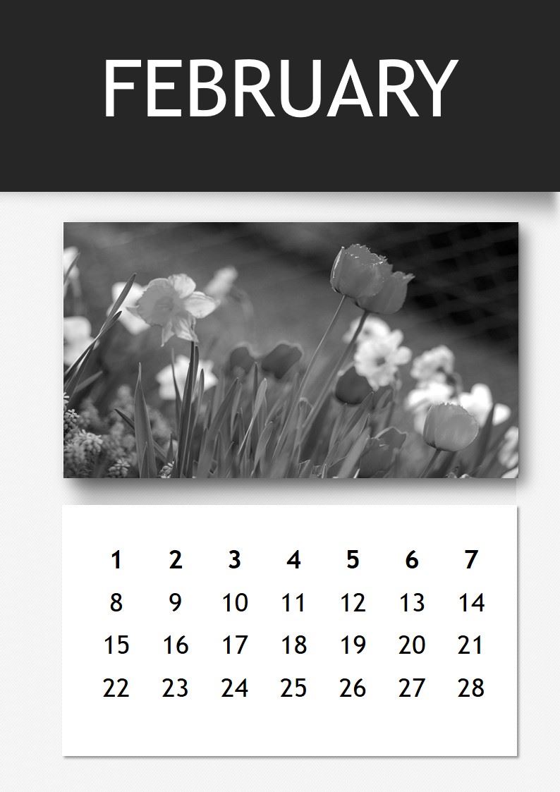 annual calendar ppt template Hauptschablonenbild