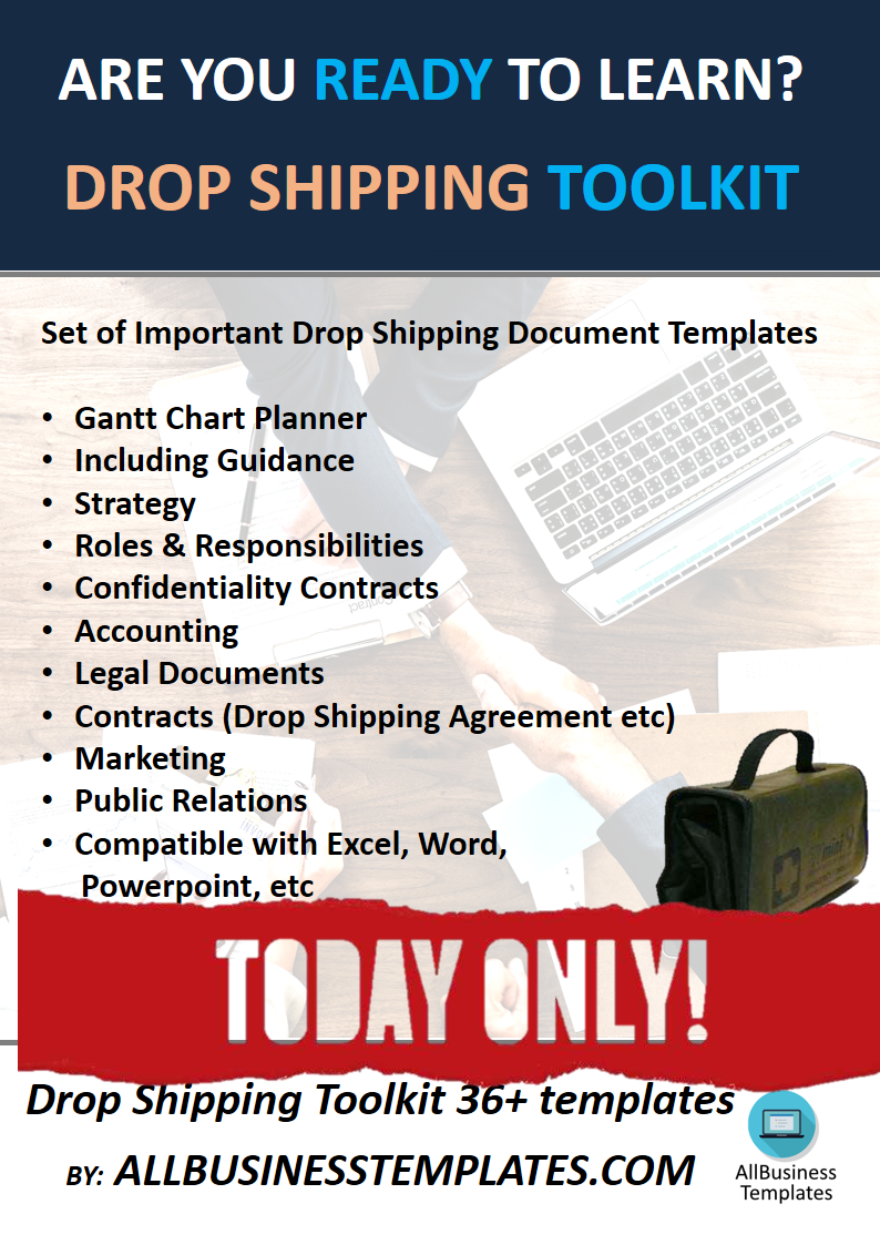 drop shipping toolkit template