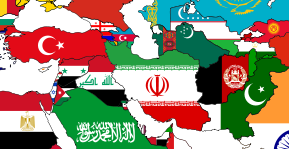 Middle-East printable flags templates