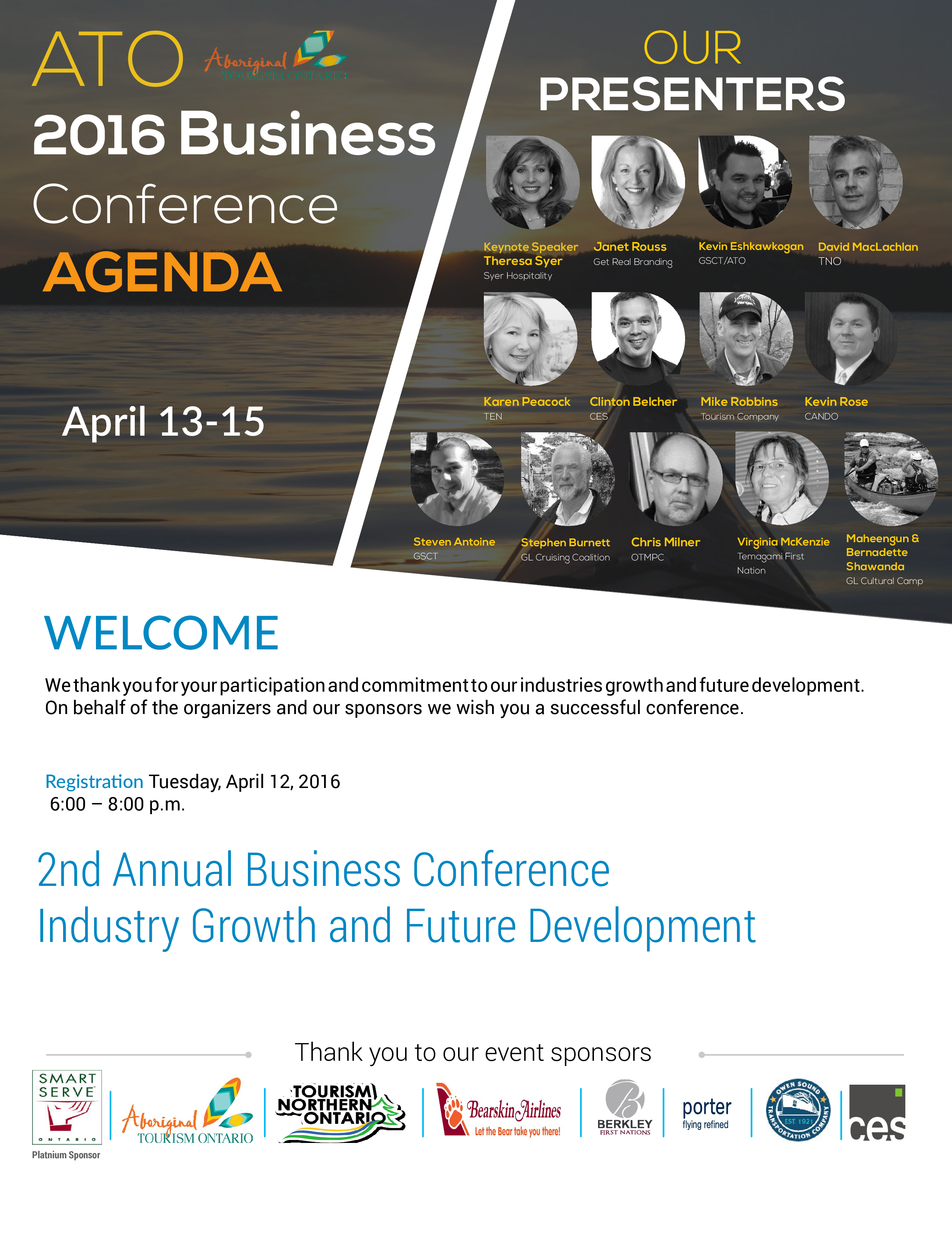 Business Conference Speakers Agenda main image