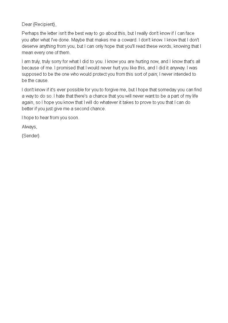 Apology Letter To Boyfriend main image