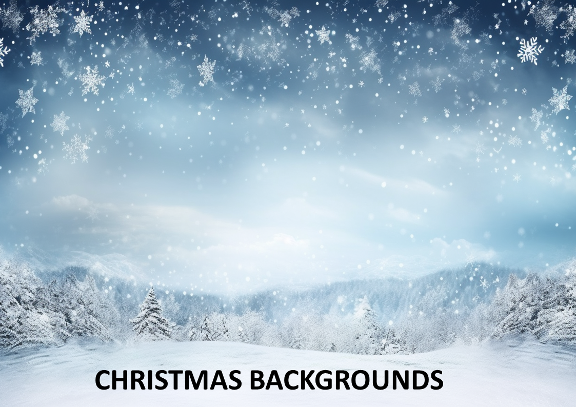Christmas Backgrounds template main image