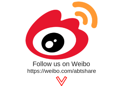 follow us on weibo
