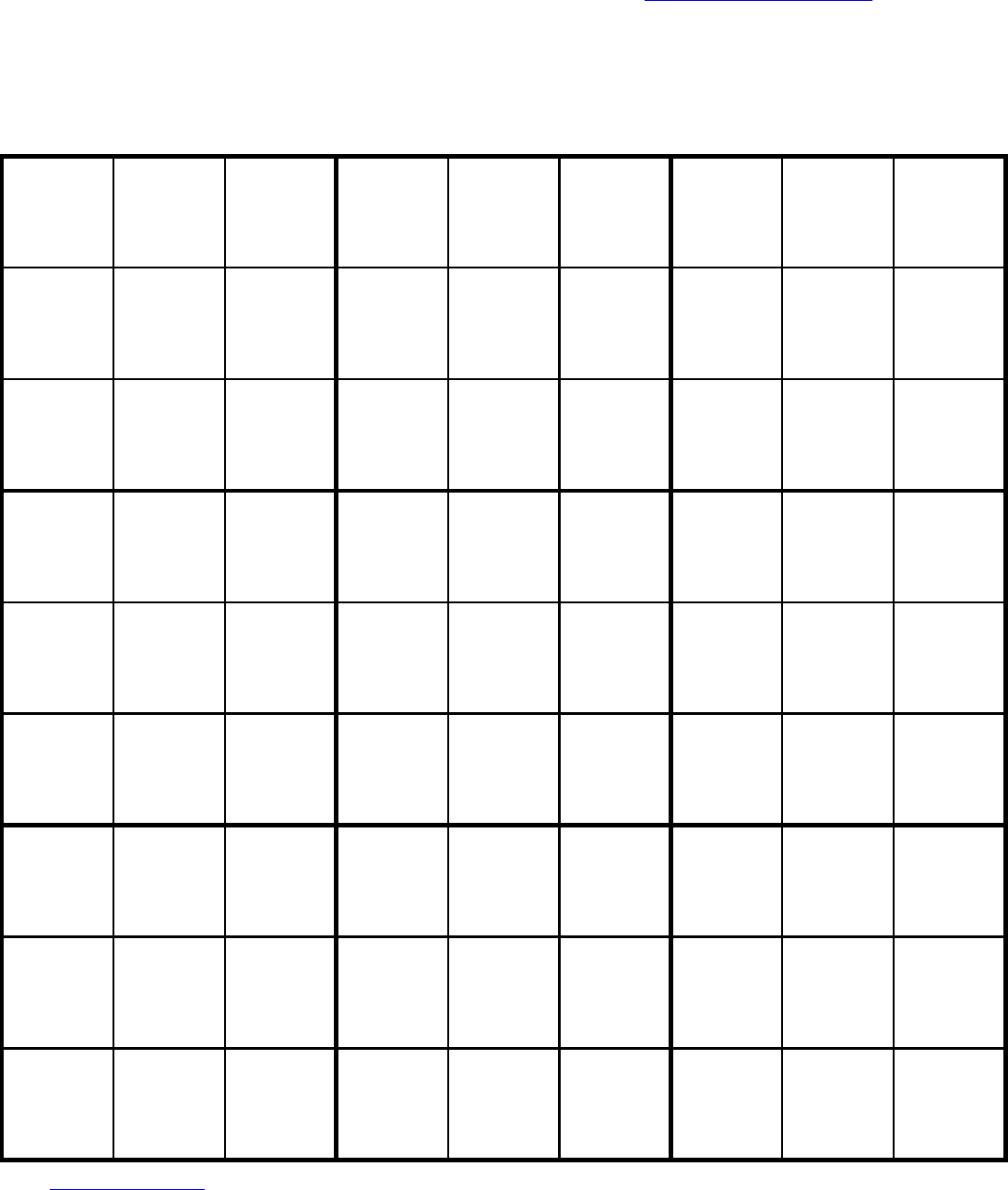 Preview Standard Sudoku