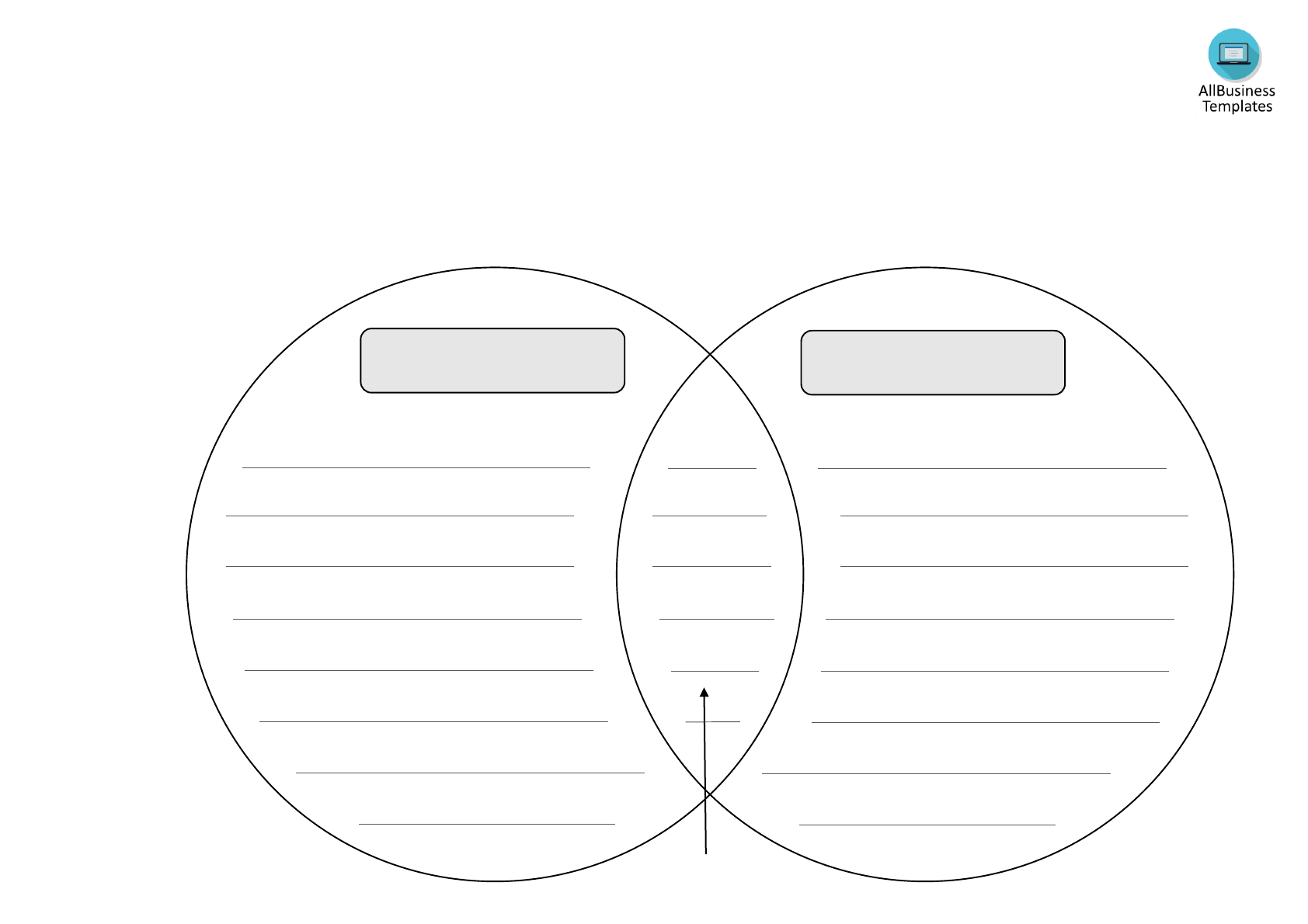 preview venn diagram template with lining venn diagram lined